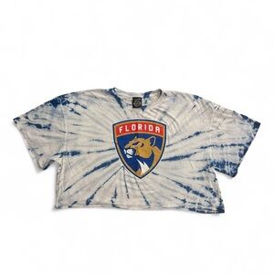 Florida Panthers Tie-Dye Crop Top